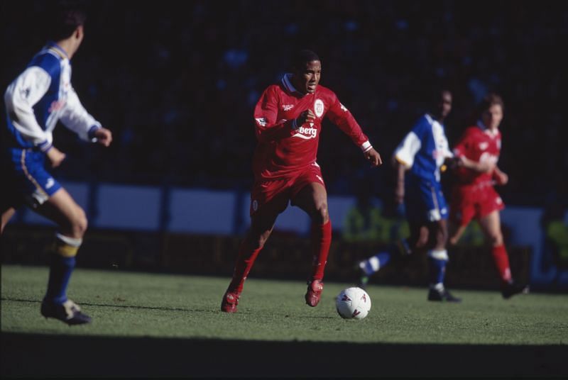 John Barnes playing for Liverpool